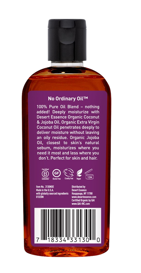 Organic Coconut & Jojoba Oil for Skin and Hair
