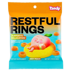 Restfull Rings Juicy Peach Gummies