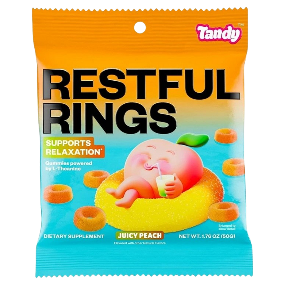 Restfull Rings Juicy Peach Gummies