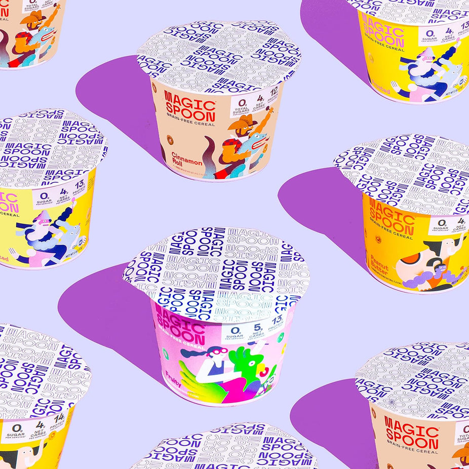 Variety Cereal Cups - Frosted, Fruity, Cocoa, Peanut Butter (2x Each Flavor)