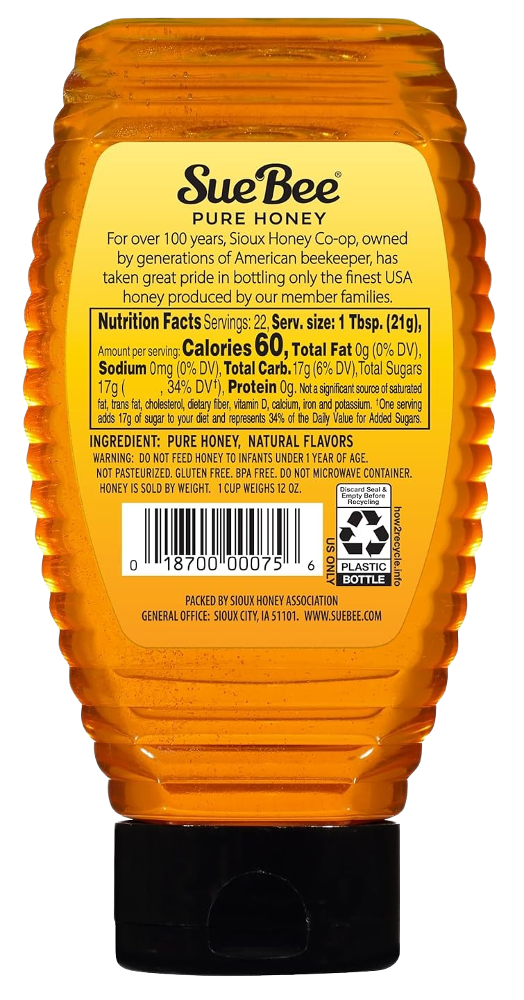 Sue Bee Infusions Lemon Flavored Honey