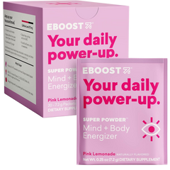 Super Powder Mind + Body Energizer Drink Mix - Pink Lemonade Flavor (20 CT)