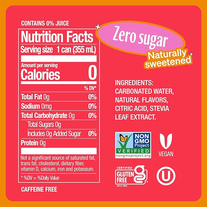 Grapefruit Zero Sugar Soda (6 Pack)