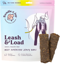 Leash & Load Beef Superfood Jerky Dog Bars