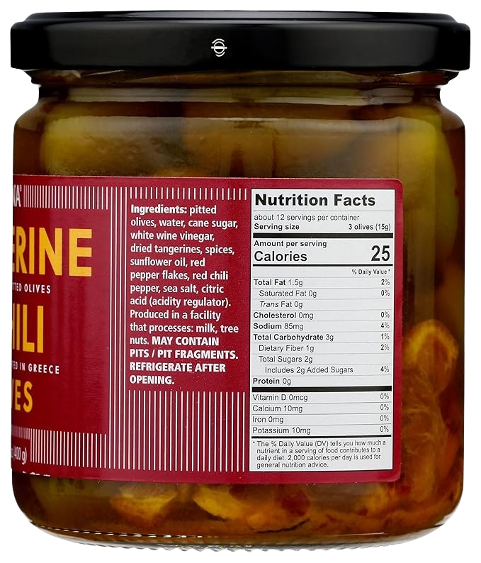 Olives with Tangerine & Chili