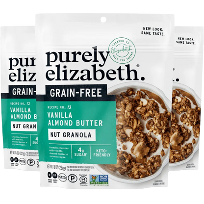 Grain-Free Nut Granola - Vanilla Almond Butter (3 Pack)