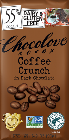 Dark Chocolate Coffee Crunch Bar