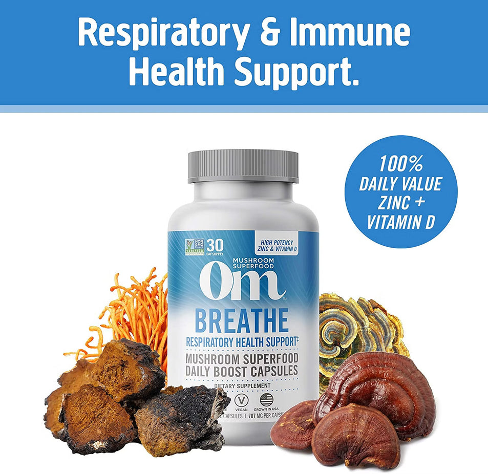 Breathe Mushroom Superfood Capsules