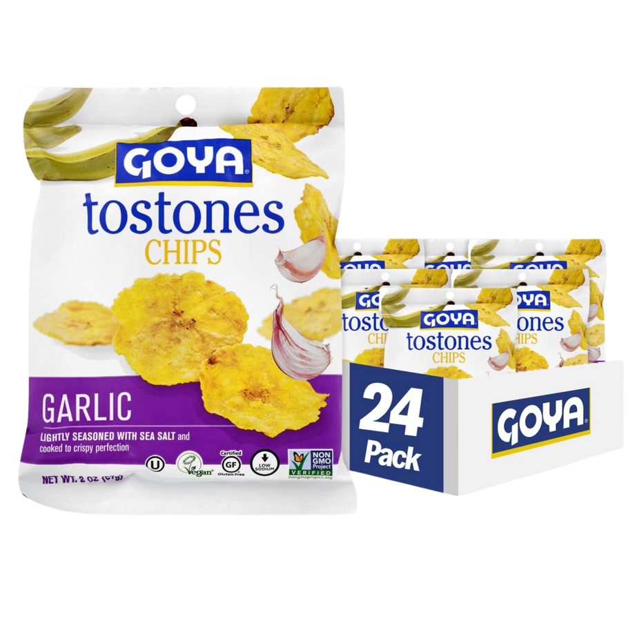 Garlic Tostones Chips (24 Pack) (DONT SELL AS CASE TOO BIG)