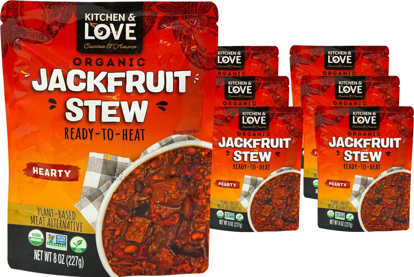 Organic Jackfruit - Hearty Stew (6 Pack)