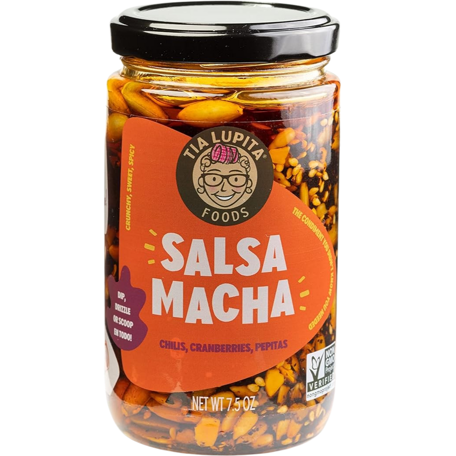 Salsa Macha Chile Cranberries Pepitas