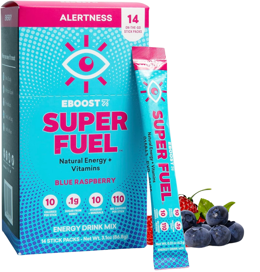 Blue Raspberry Super Fuel Energy Powder Stick (14 CT)