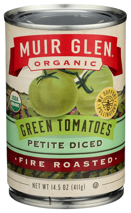 Petite Diced Green Tomatoes Fire Roasted