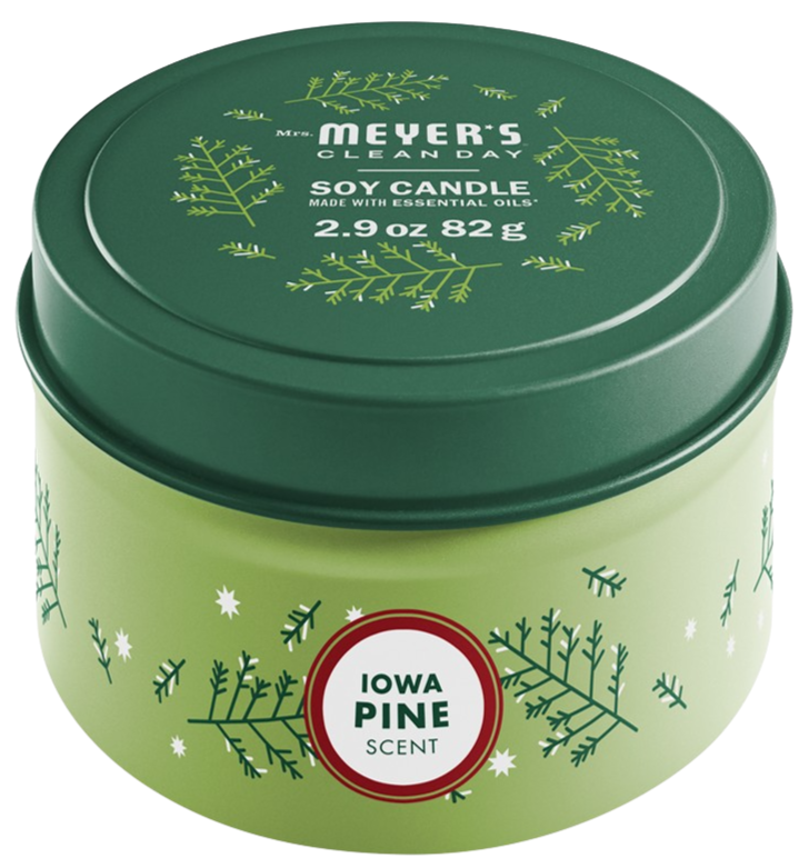 Iowa Pine Tin Candle