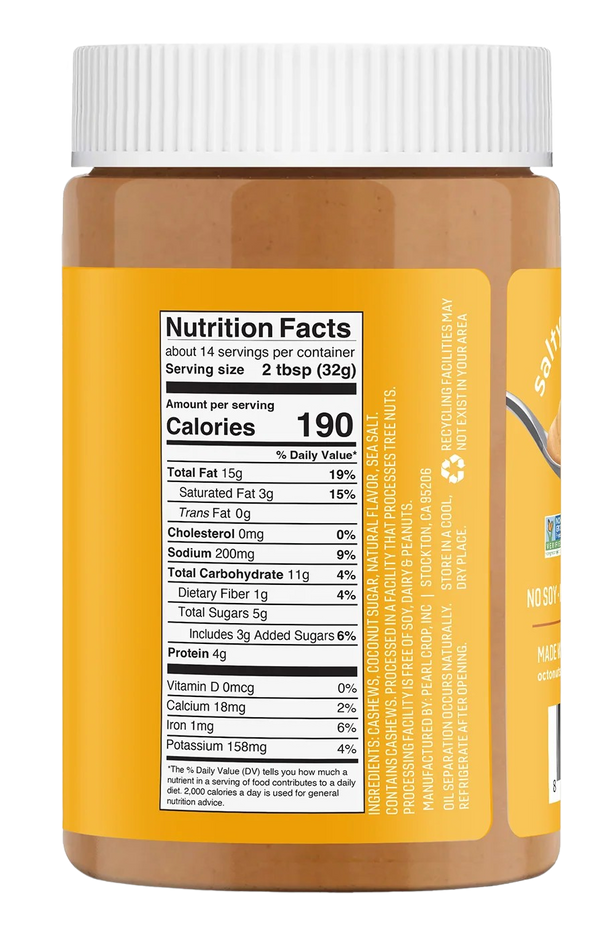 Sea Salt Caramel Cashew Butter