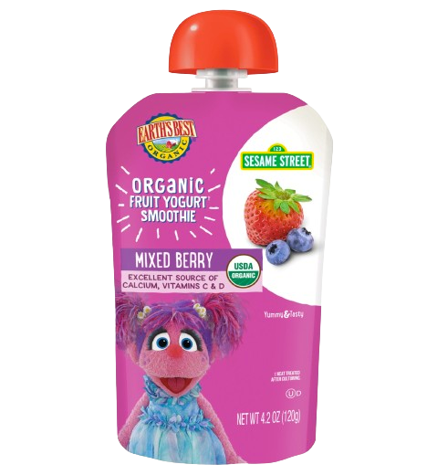 Organic Fruit Yogurt Smoothie - Mixed Berry (12 Pack)