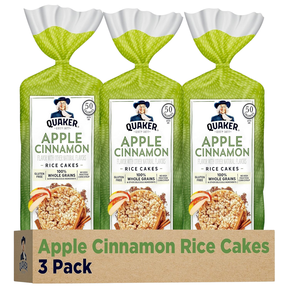 Large Rice Cakes - Apple Cinnamon (3 Pack)