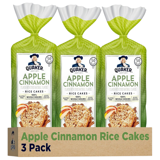 Large Rice Cakes - Apple Cinnamon (3 Pack)