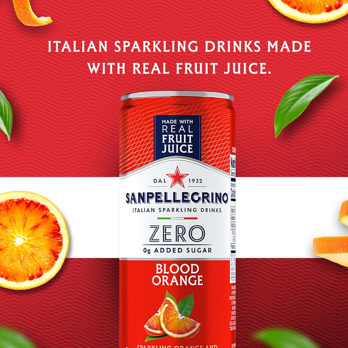 Zero Grams Added Sugar - Blood Orange (6 Pack)