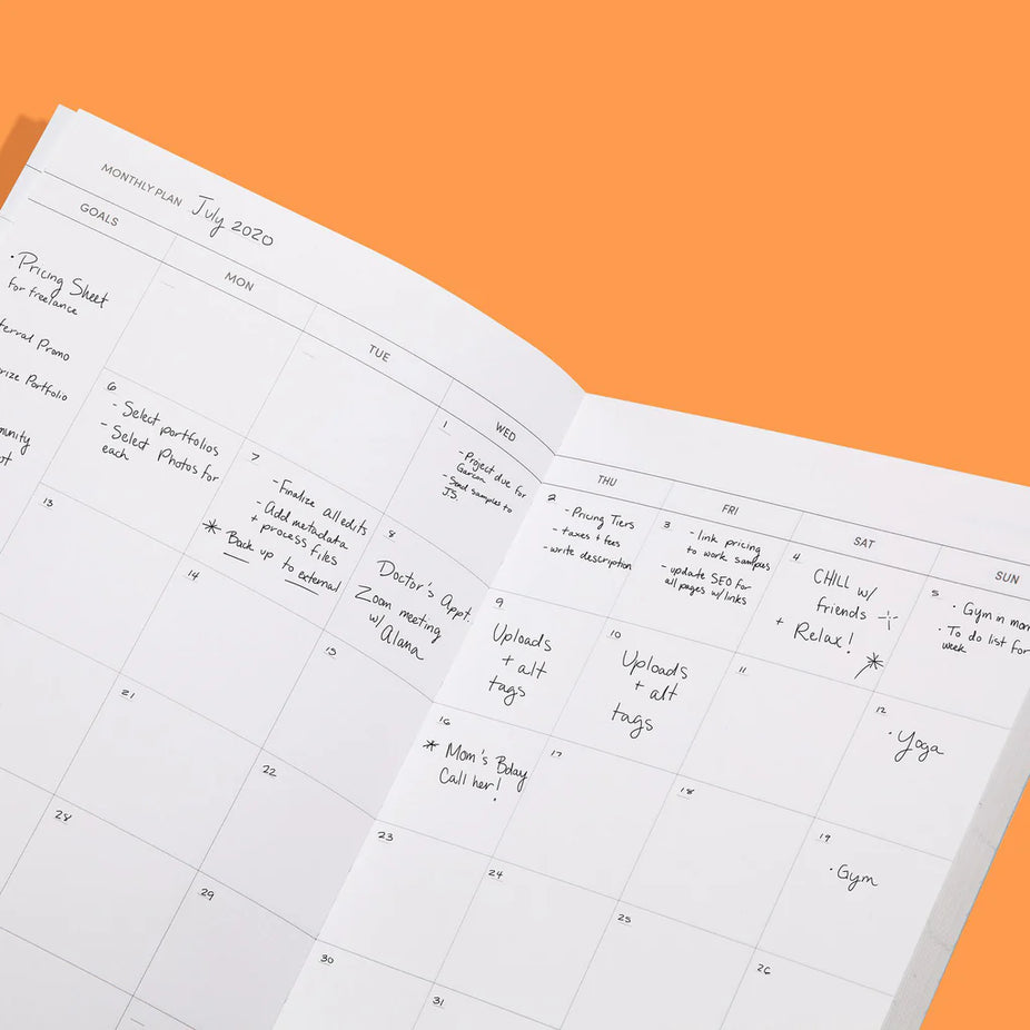 Quarterly Planner - Lime