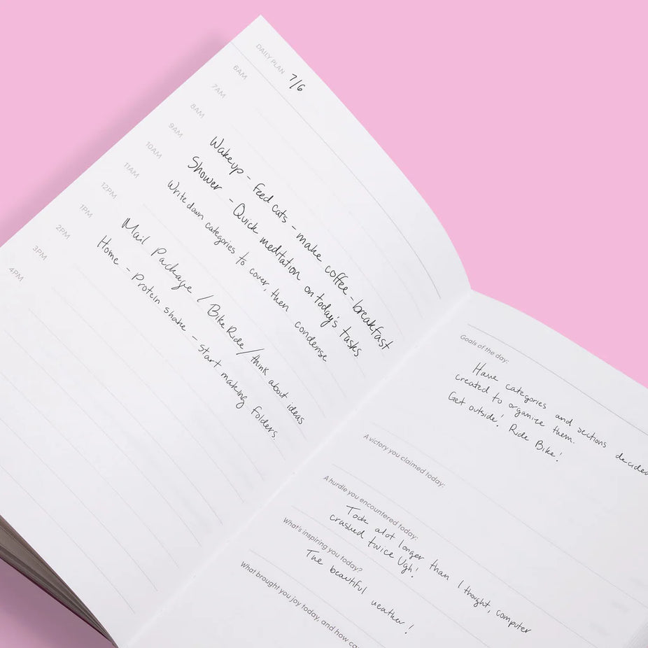 Quarterly Planner - Lime