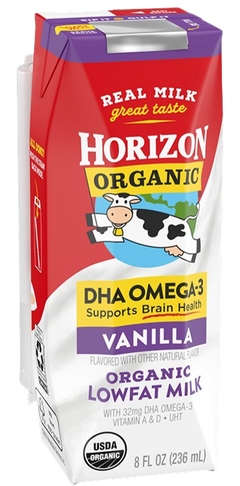 Organic Low Fat Vanilla Milk