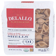 Organic Whole Wheat Shell Pasta