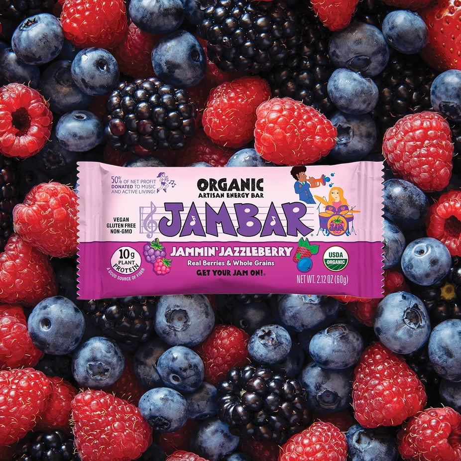 Organic Jammin Jazzleberry Bar (12 CT)