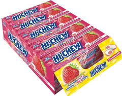 Hi-Chew Strawberry Fruit Candy (15 Pack)