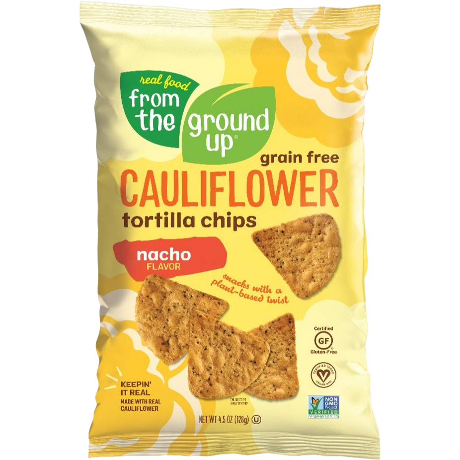 Nacho Cauliflower Tortilla Chips