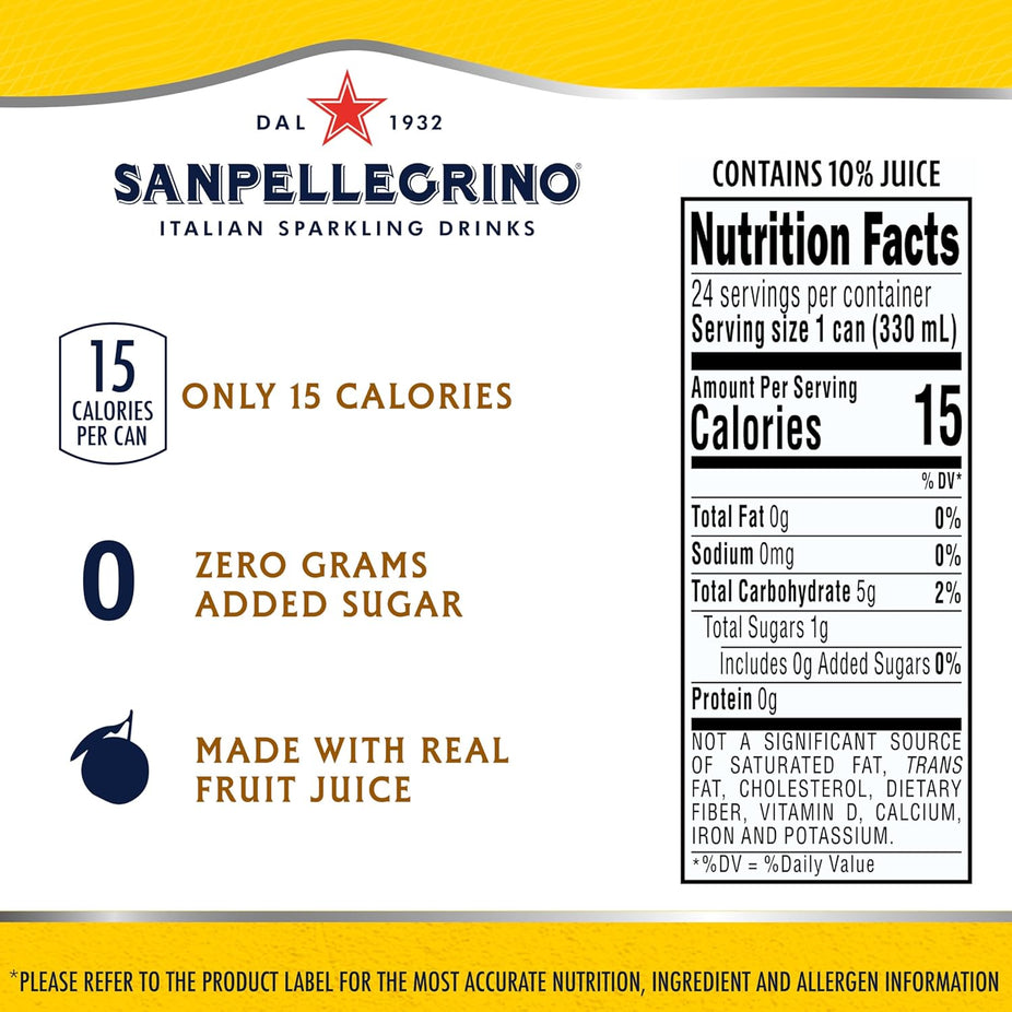 Zero Grams Added Sugar Lemonade (6 Pack)
