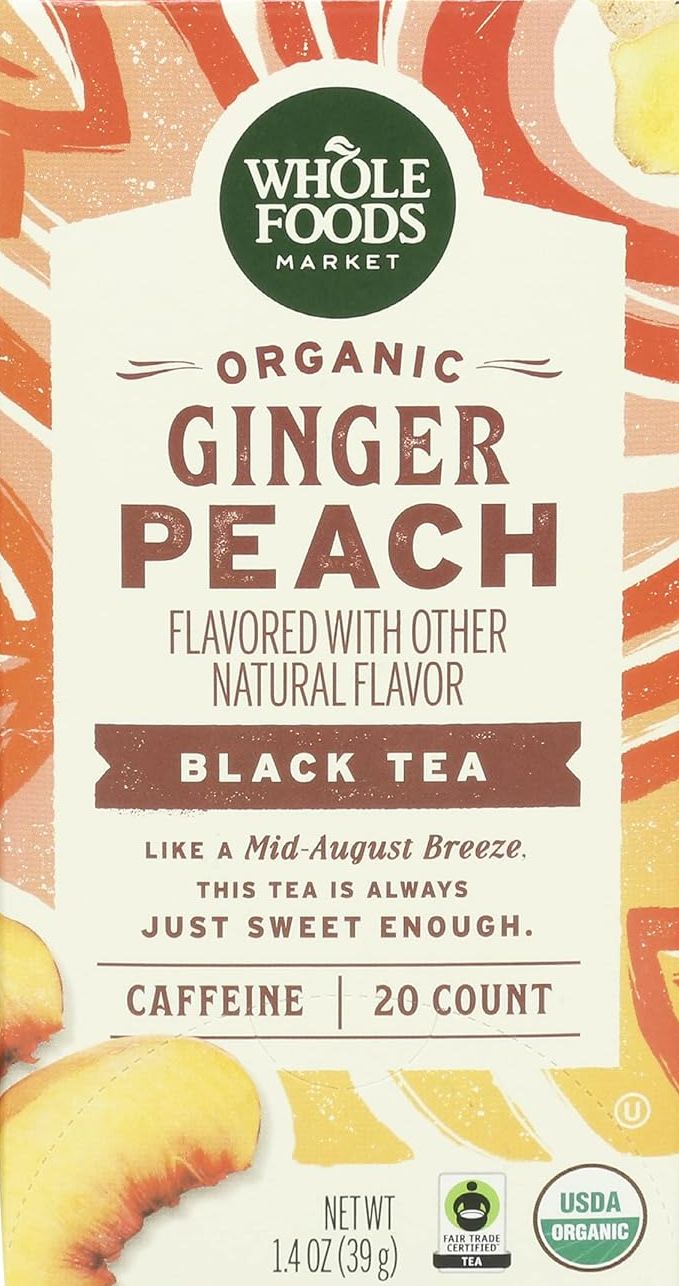 Organic Ginger Peach Black Tea