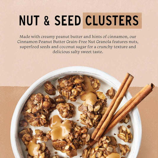 Grain-Free Nut Granola - Cinnamon Peanut Butter (3 Pack )