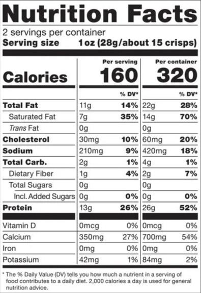 Veggie Supreme Pizza Crisps