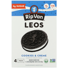 Leo's Cookies & Creme Sandwich Cookies (4 CT)