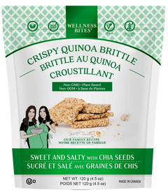 Crispy Quinoa Brittle Sweet & Salty