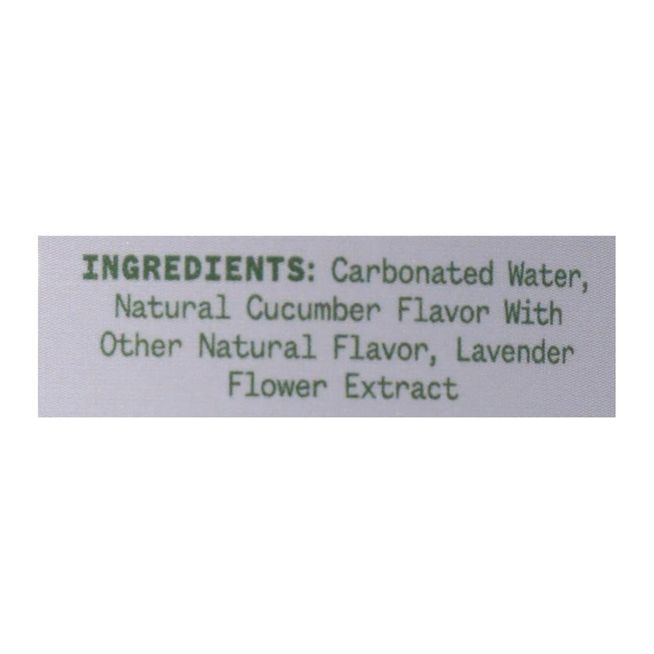 Lavender Cucumber Sparkling Water (6 Pack)