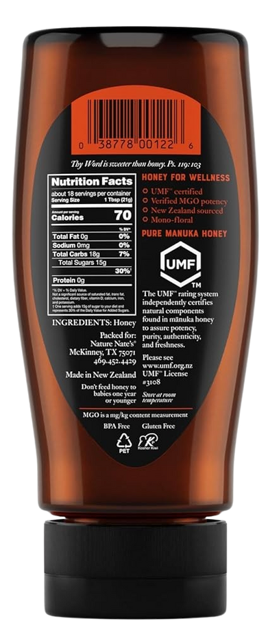 New Zealand Manuka Honey - 263 MGO + UMF 10