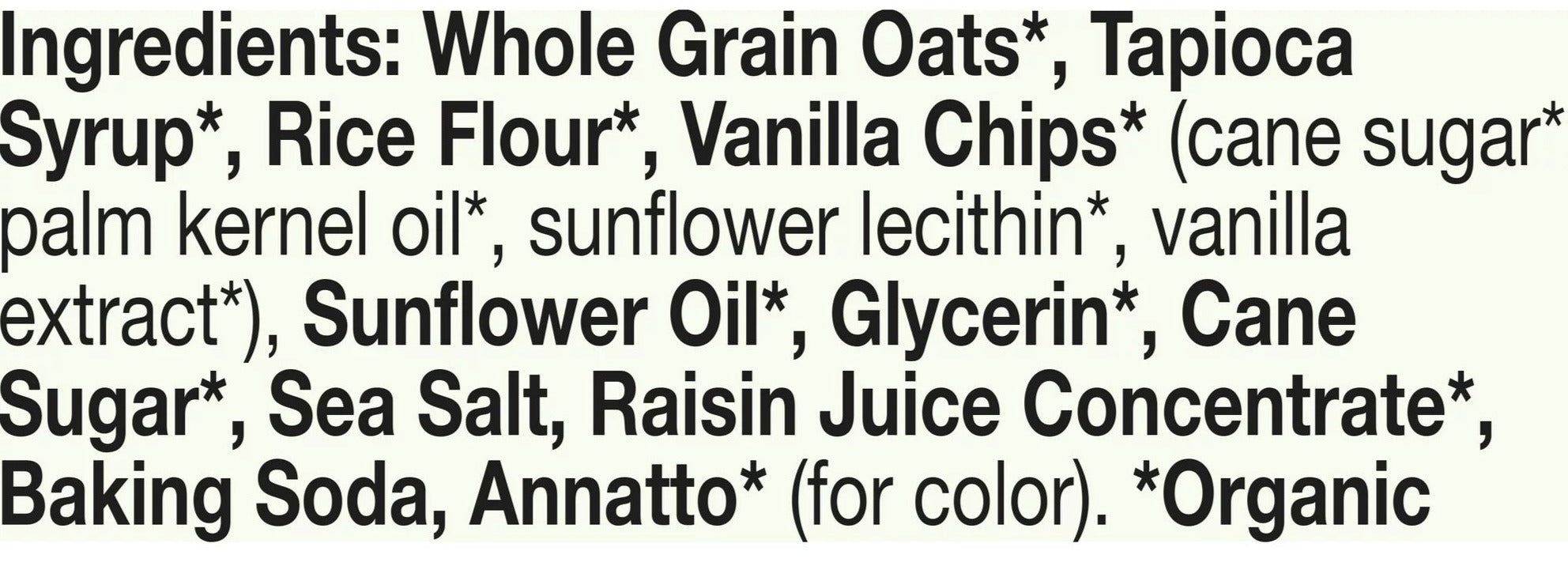 Organic Vanilla Chip Chewy Granola Bars (10 CT)