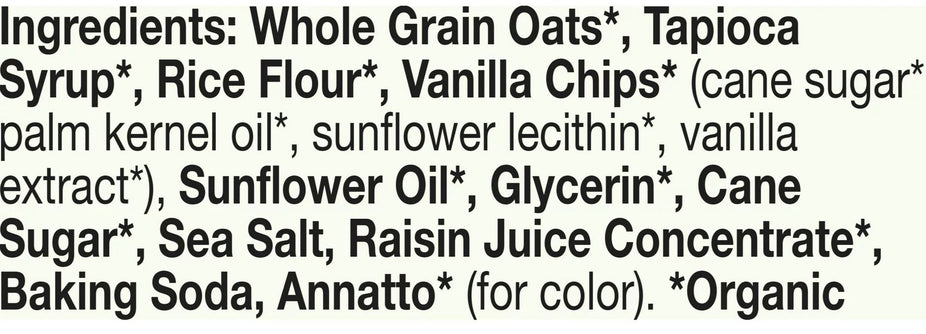 Organic Vanilla Chip Chewy Granola Bars (10 CT)
