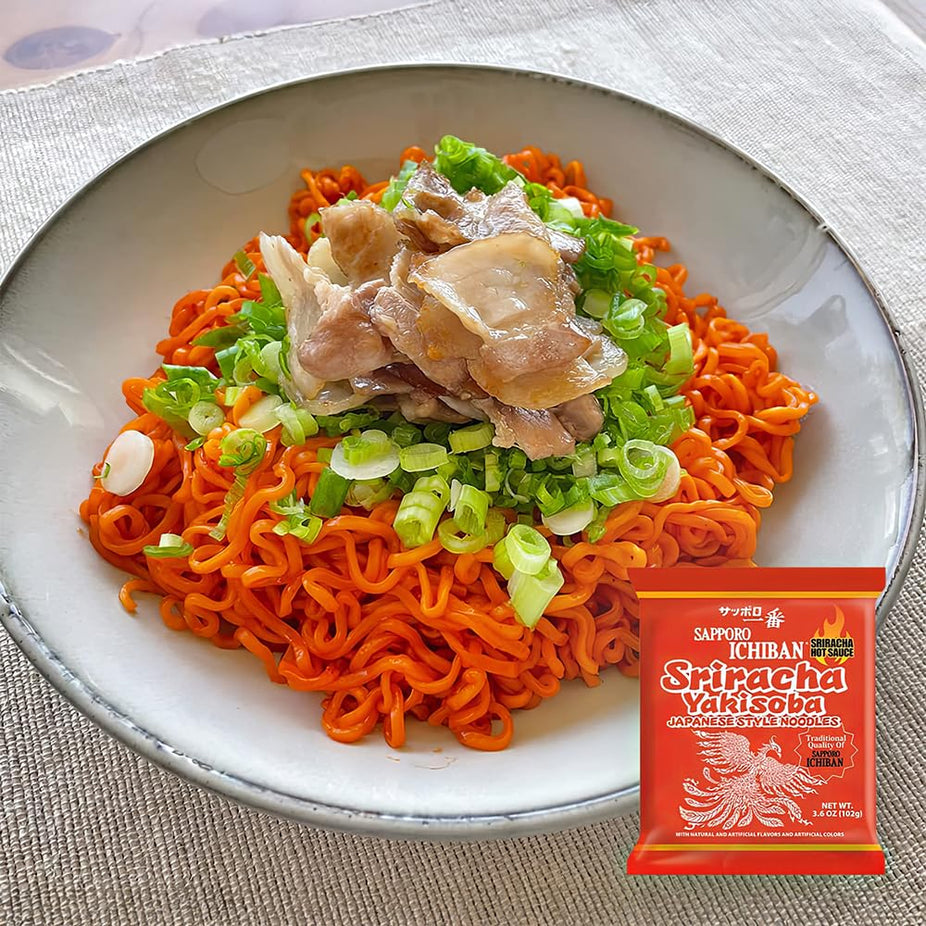 Sriracha Yakisoba Chow Mein Noodles (24 Packs)
