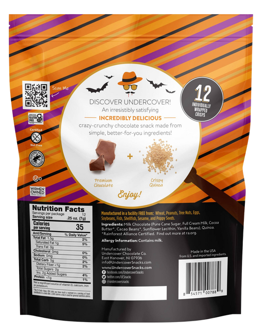 Milk Chocolate Quinoa (12 CT)