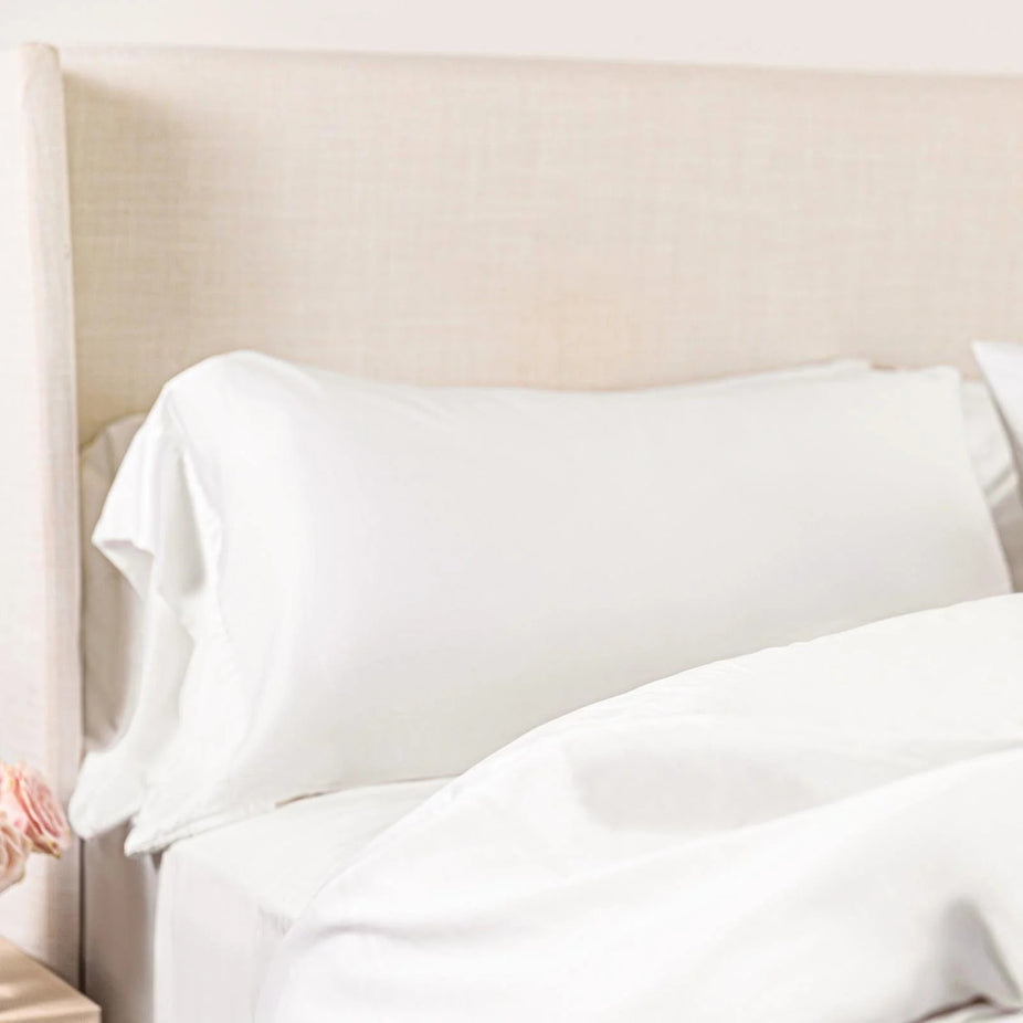 Woven Pillowcase Set in White (Queen)