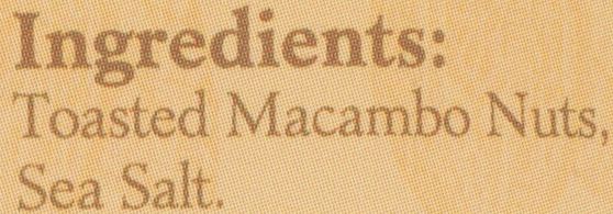 Organic Macambo Beans