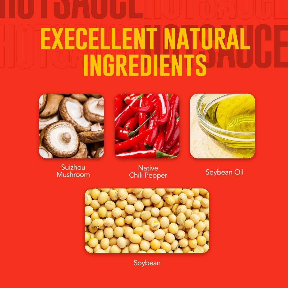 Stir-Fried Mushroom Hot Sauce (6 Pack)