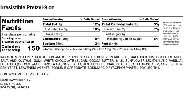 Irresistible Peanut Butter Pretzel Spread