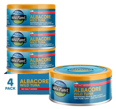 Albacore Wild Tuna - No Salt Added (4CT)