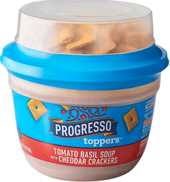 Toppers Tomato Basil Soup with Cheddar Crackers