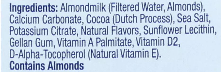 Unsweetened Chocolate Almond Milk