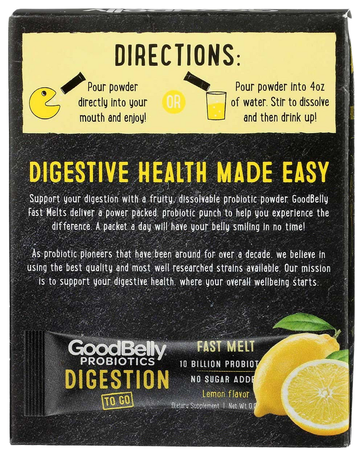 FastMelts Digestion Lemon (30 CT)